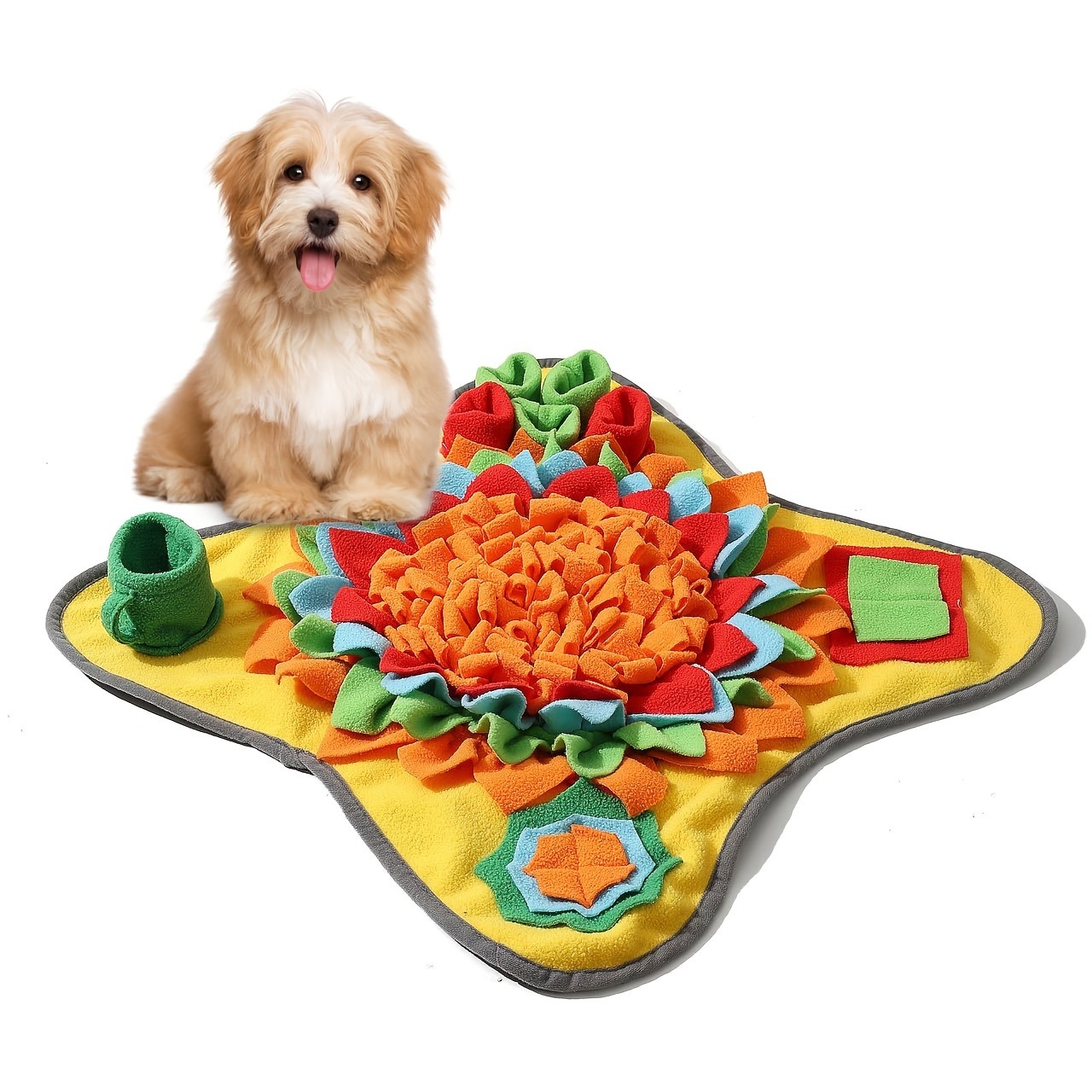 Dog Treat Puzzle Toy - Good Pet Snuffle Mat for Dogs,Interactive