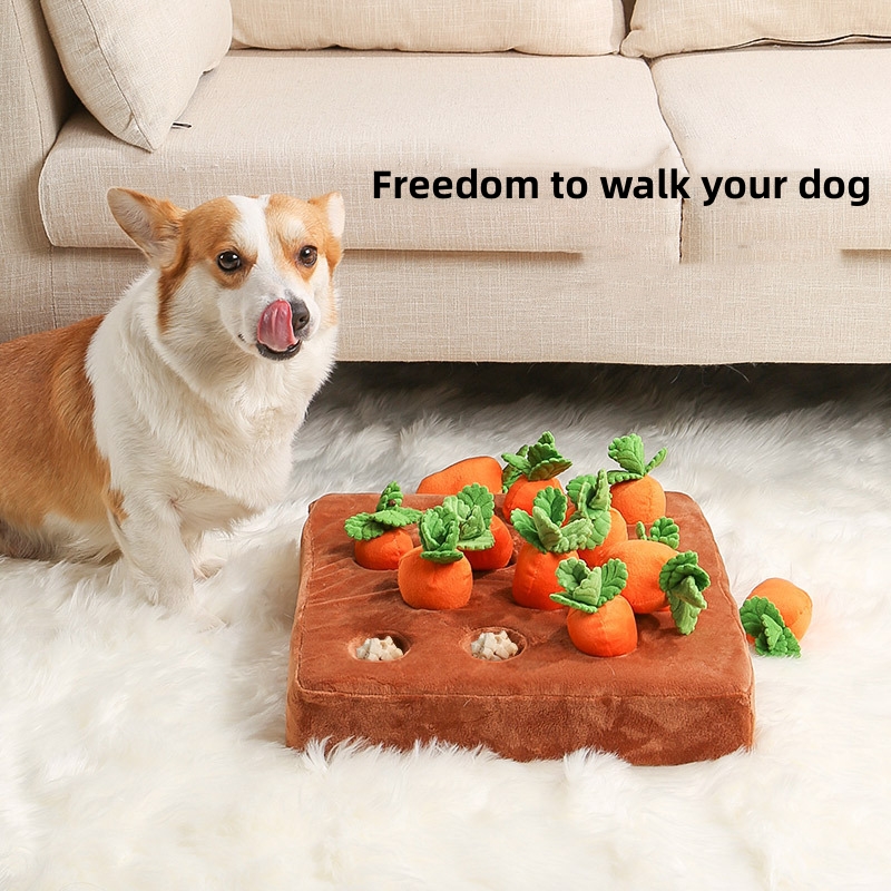 Dog Carrot Plush Toy Interacti - Dog Treat Puzzle Toy review and price