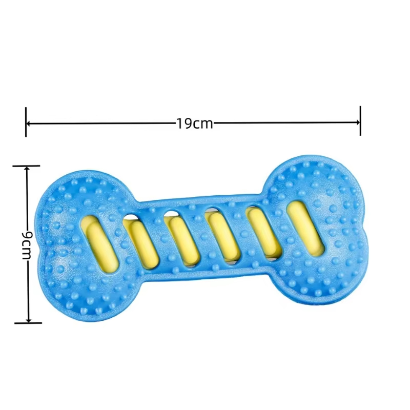 Pet Dog Chew Toys Rubber Bone  - Dog Treat Puzzle Toy review and price