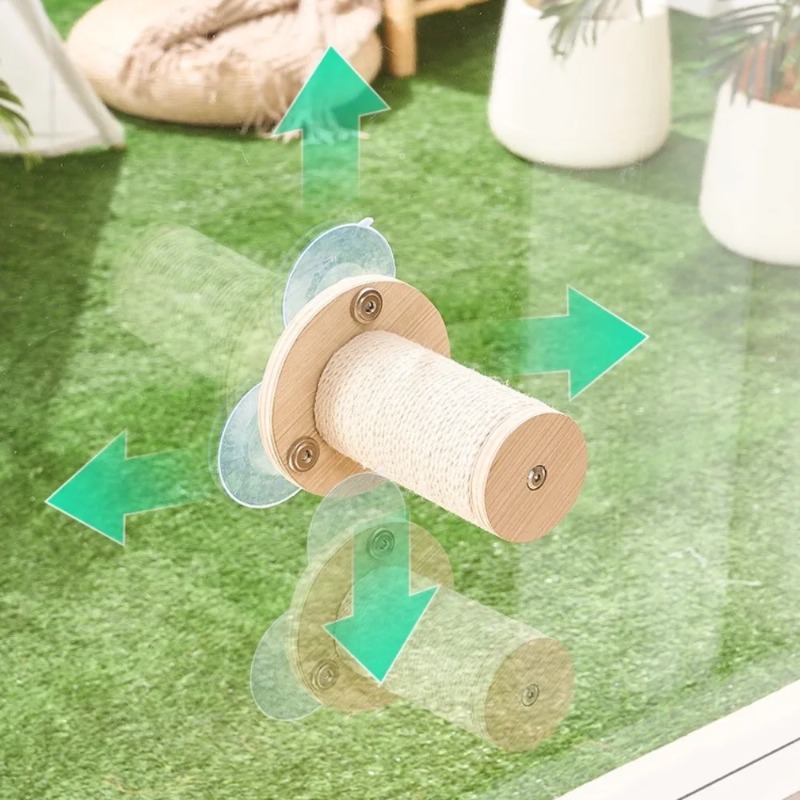 Cat Window Perch with Wooden F - Cat Window Perch review and price