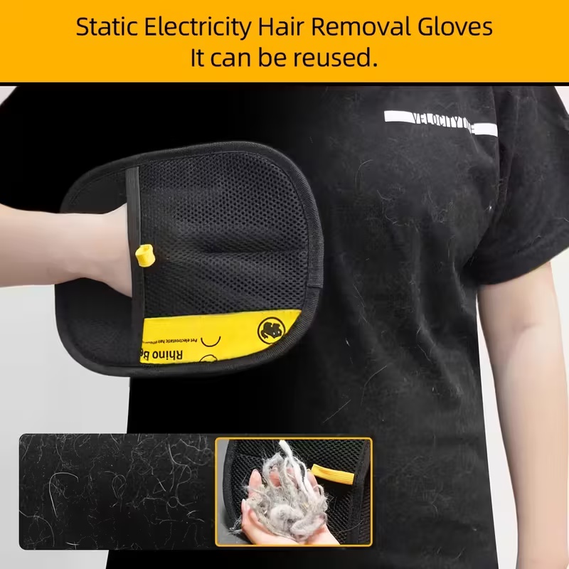 Double-Sided Pet Hair Removal  - Pet Grooming Glove review and price