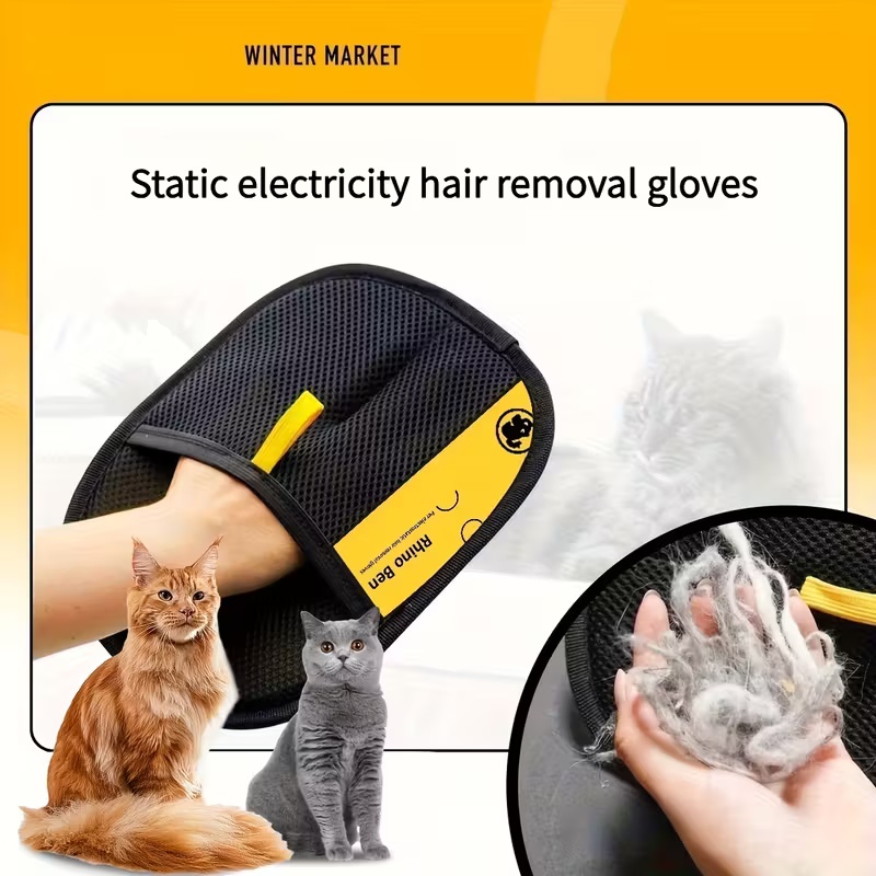 Double-Sided Pet Hair Removal  - Pet Grooming Glove review and price