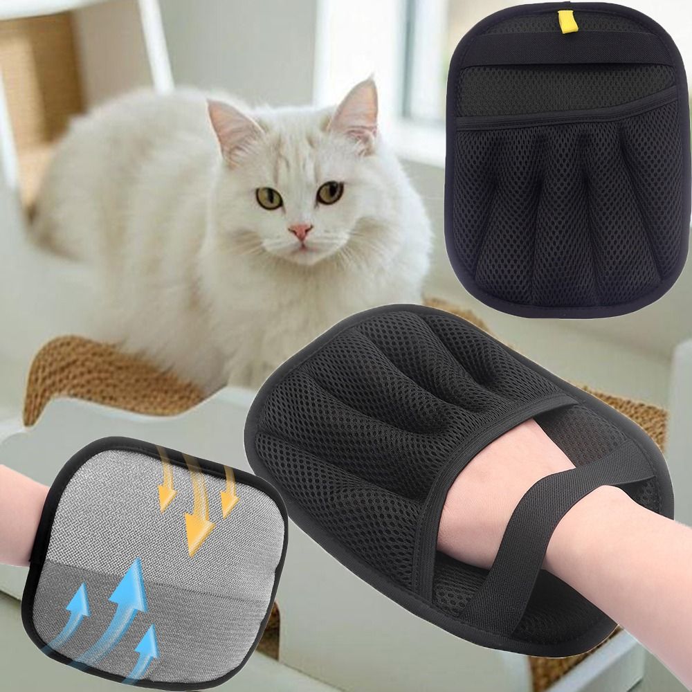 Two-way Pet Hair Removal Glove - Pet Grooming Glove review and price