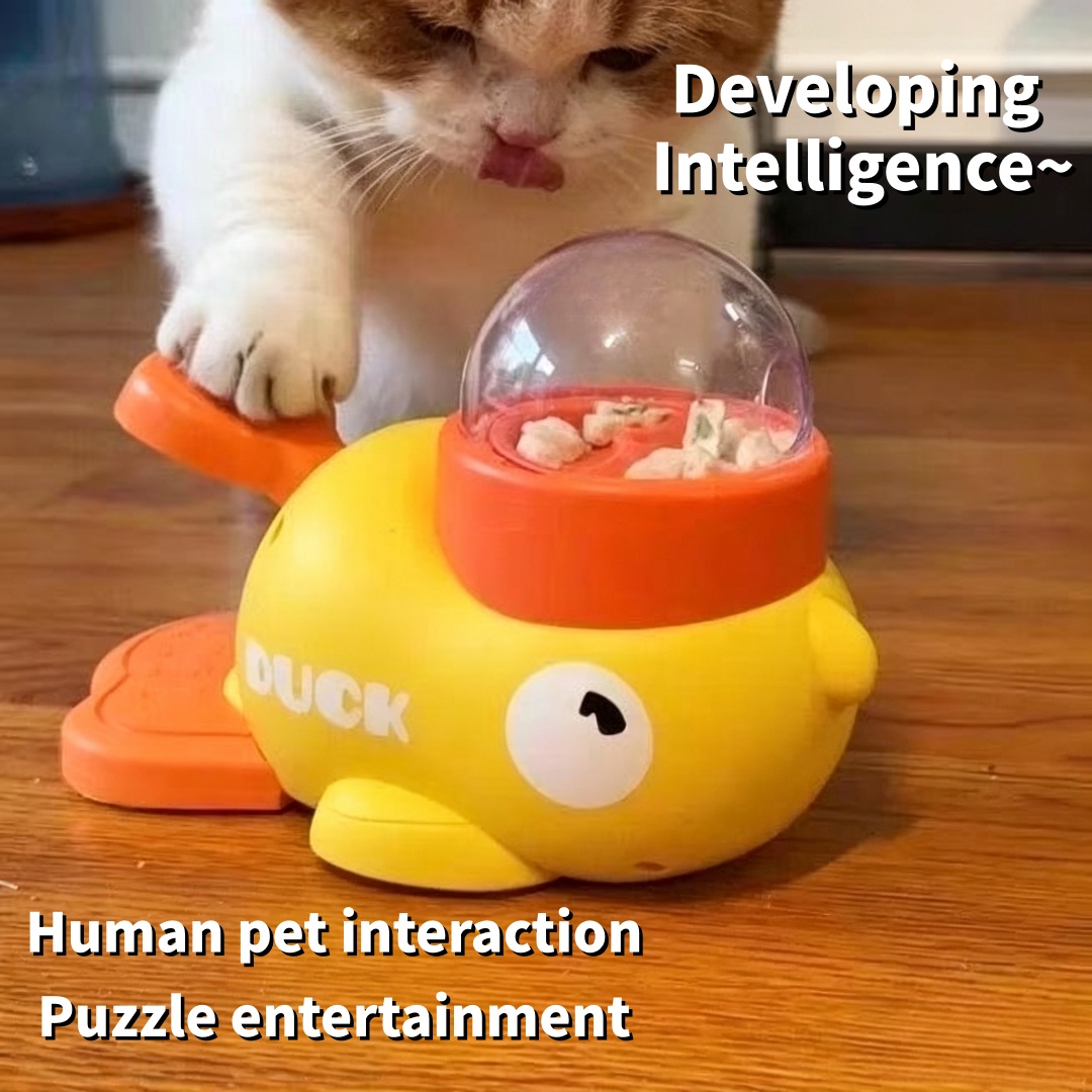 Yellow Duck Pet Snack Dispense - Dog Treat Puzzle Toy review and price