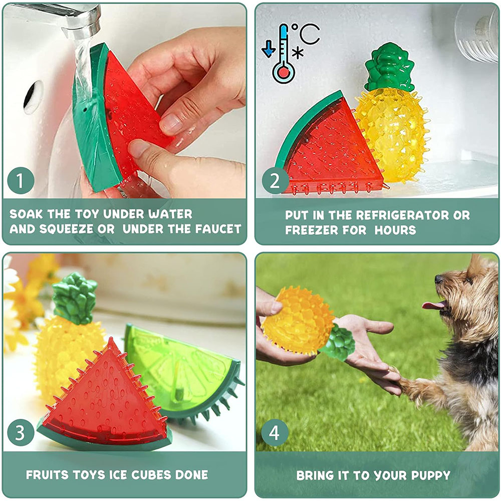 Pet Freezable Cooling Chew Toy - Dog Treat Puzzle Toy review and price