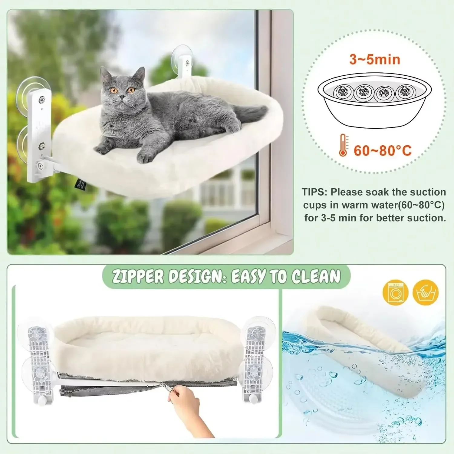 Cat Window Hammock Suction Cup - Cat Window Perch review and price