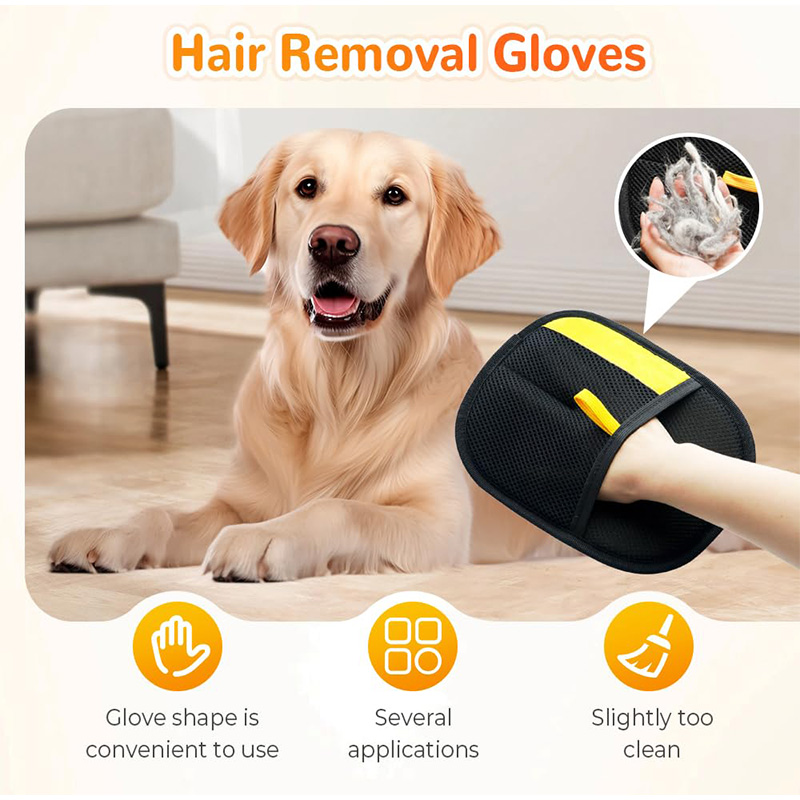 Pet Hair Removal Tool Reusable - Pet Grooming Glove review and price