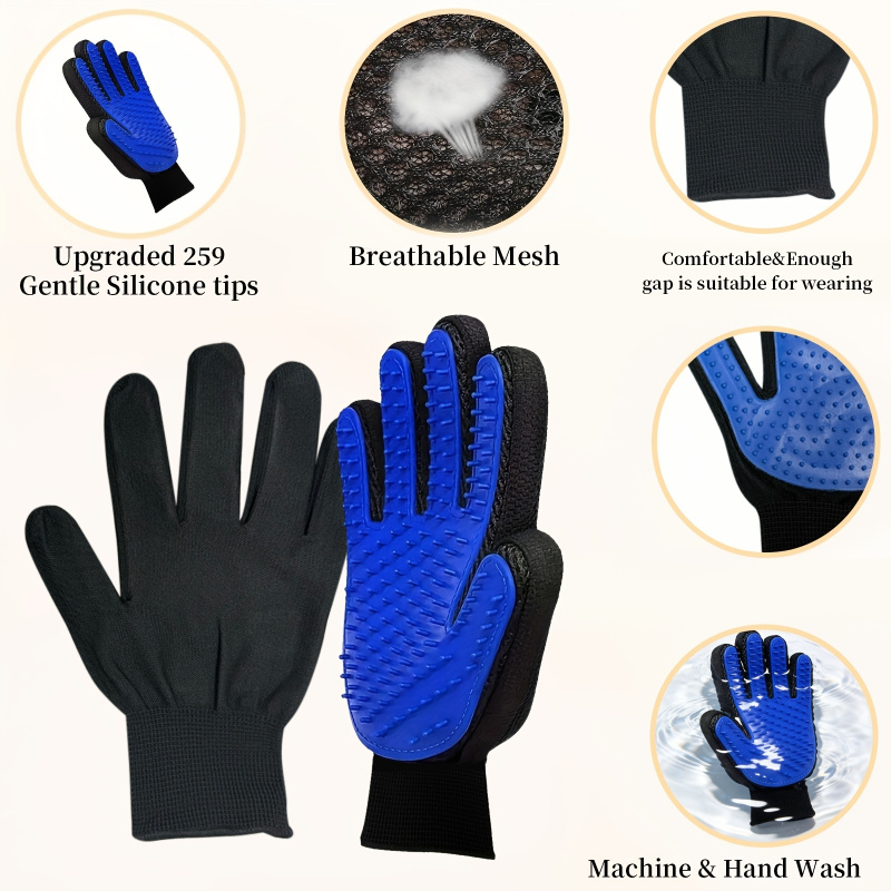 2PCS Pet Grooming Gloves, Mass - Pet Grooming Glove review and price